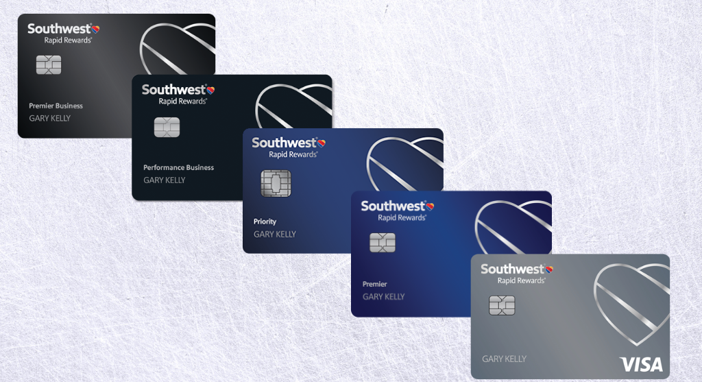 An image of the Southwest credit cards.