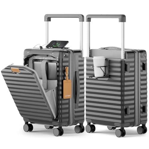 Two Joyway carry-on suitcases